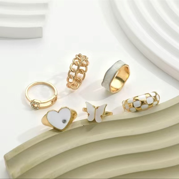6-Piece Dainty Ring Set - Picture 7 of 7